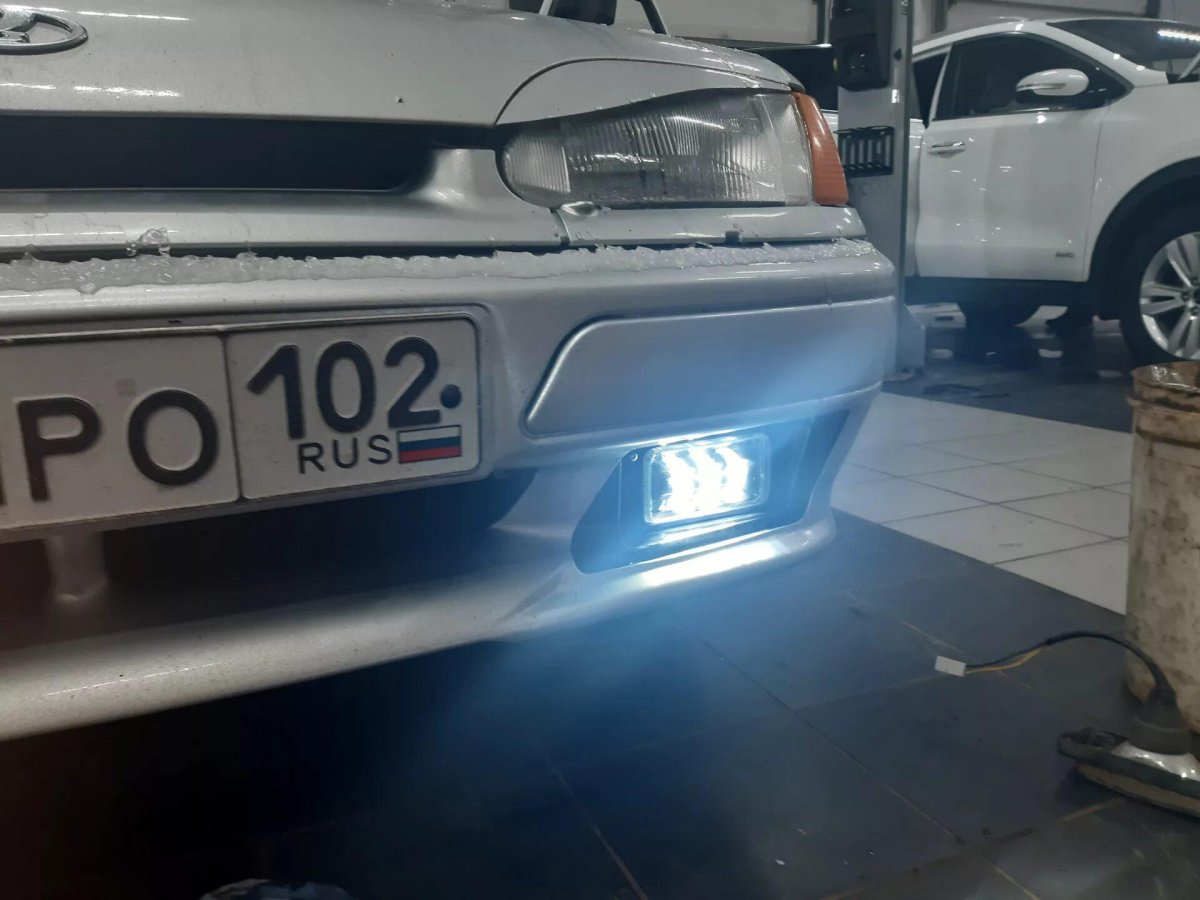 Led противотуманные фары ВАЗ 2114