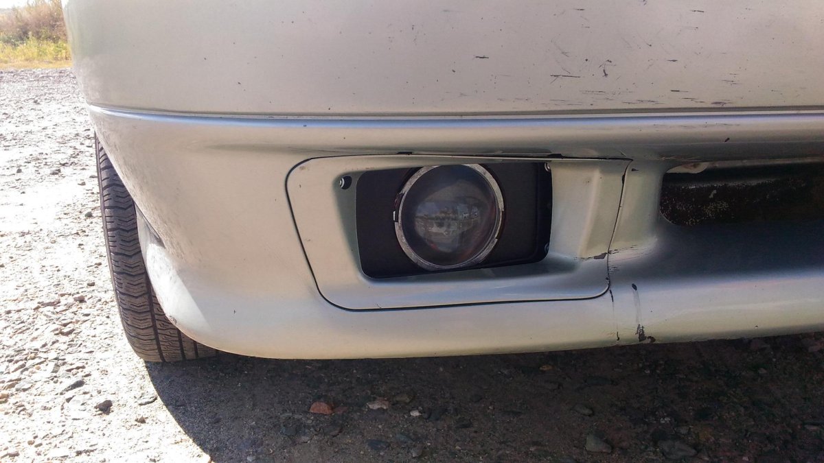 Линзованные ПТФ на ВАЗ 2114