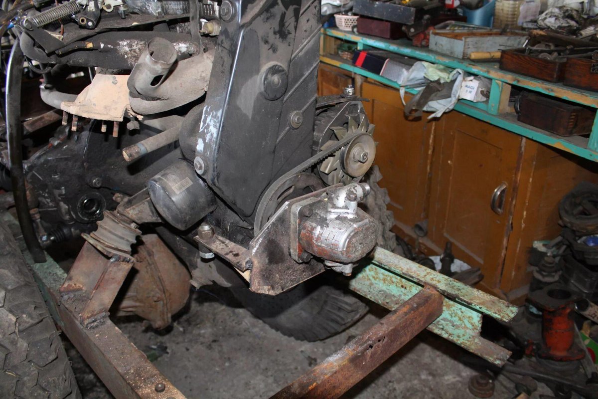 Трактор переломка 4х4 двигатель Ока