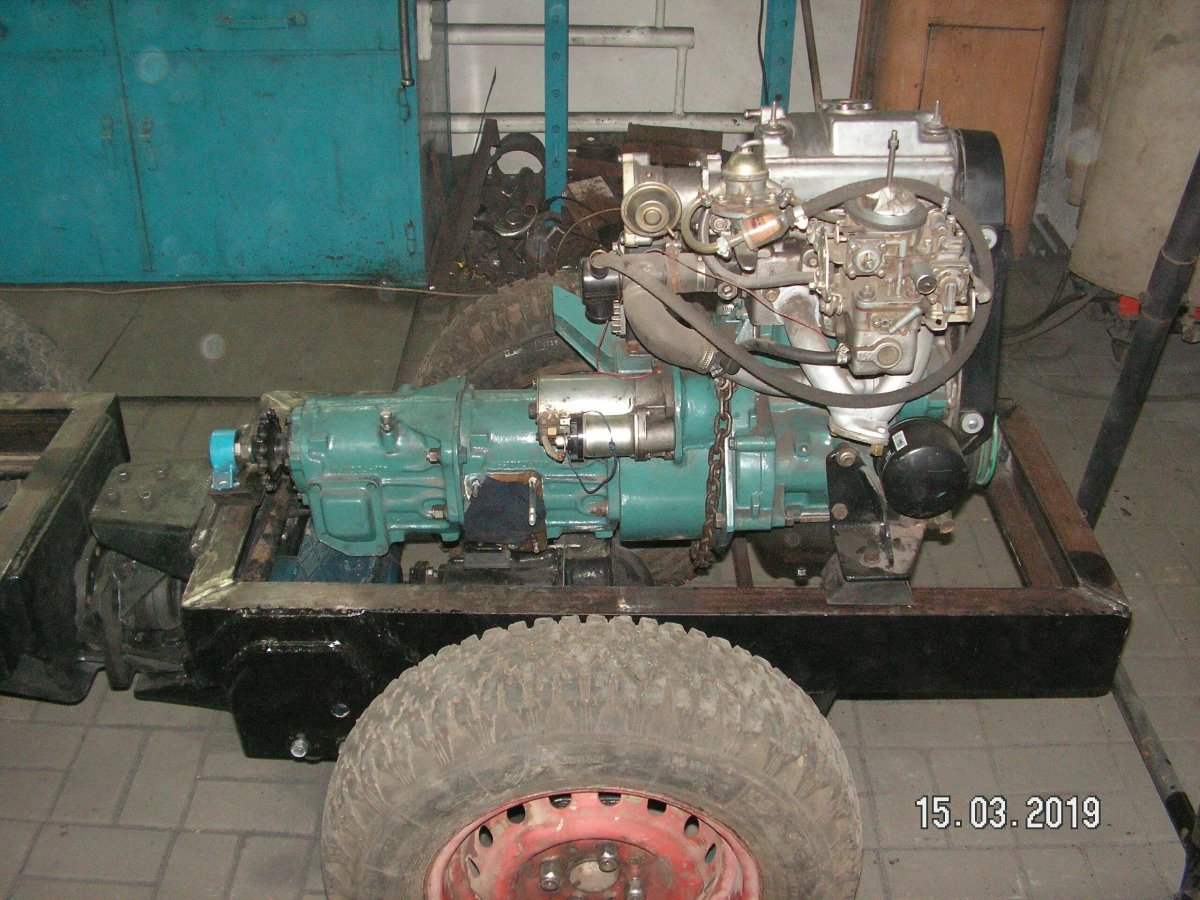 Реверс редуктор на минитрактор