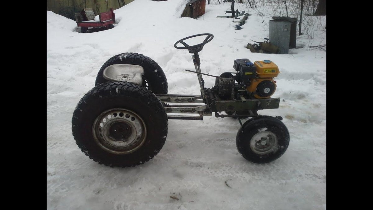 Самоделки микротрактор