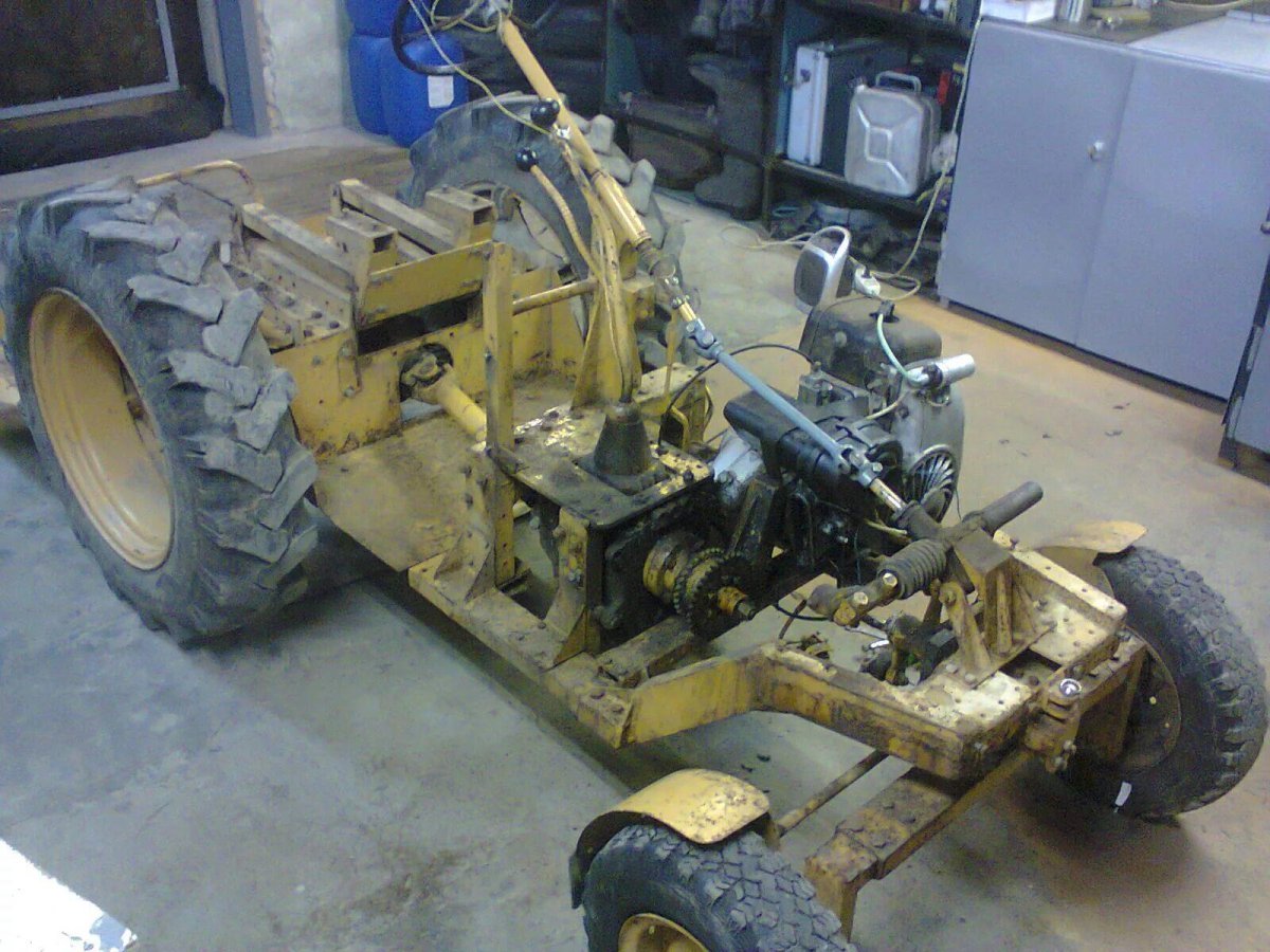 Трансмиссия самодельного трактора