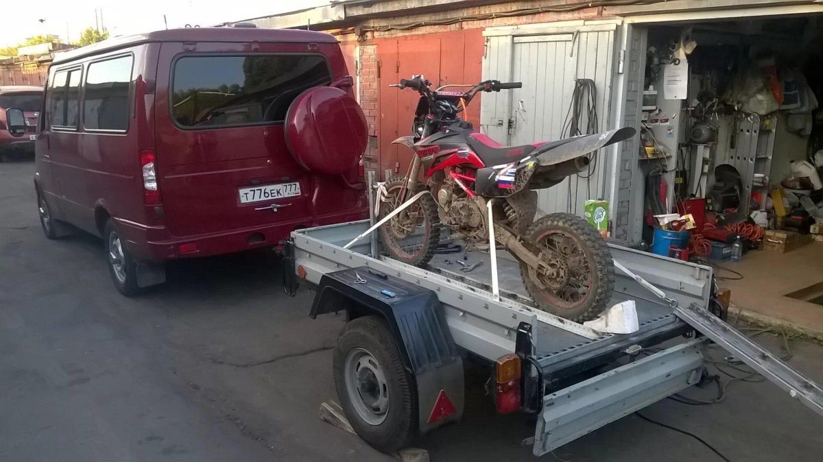 Прицеп 829432 для перевозки мотоцикла