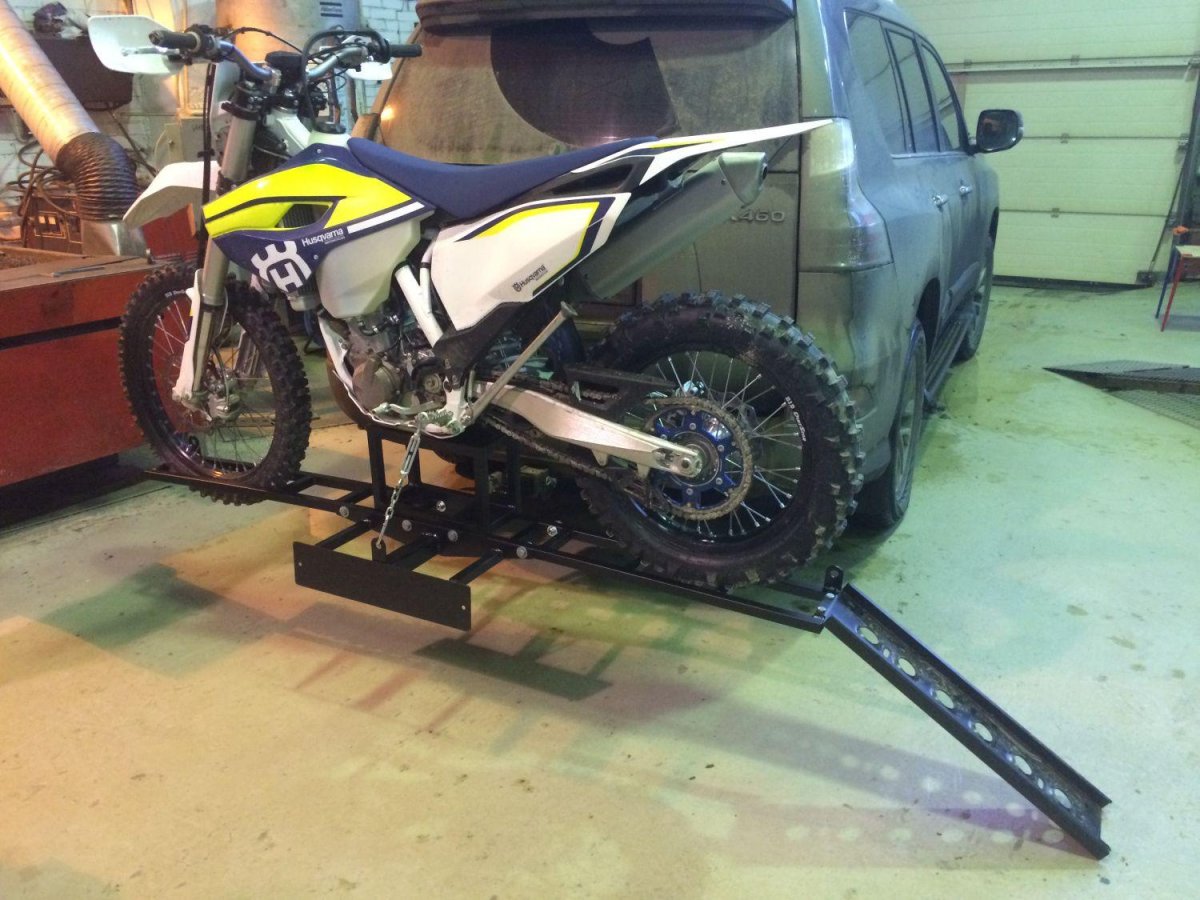 Платформа на фаркоп для мотоцикла Сорокин