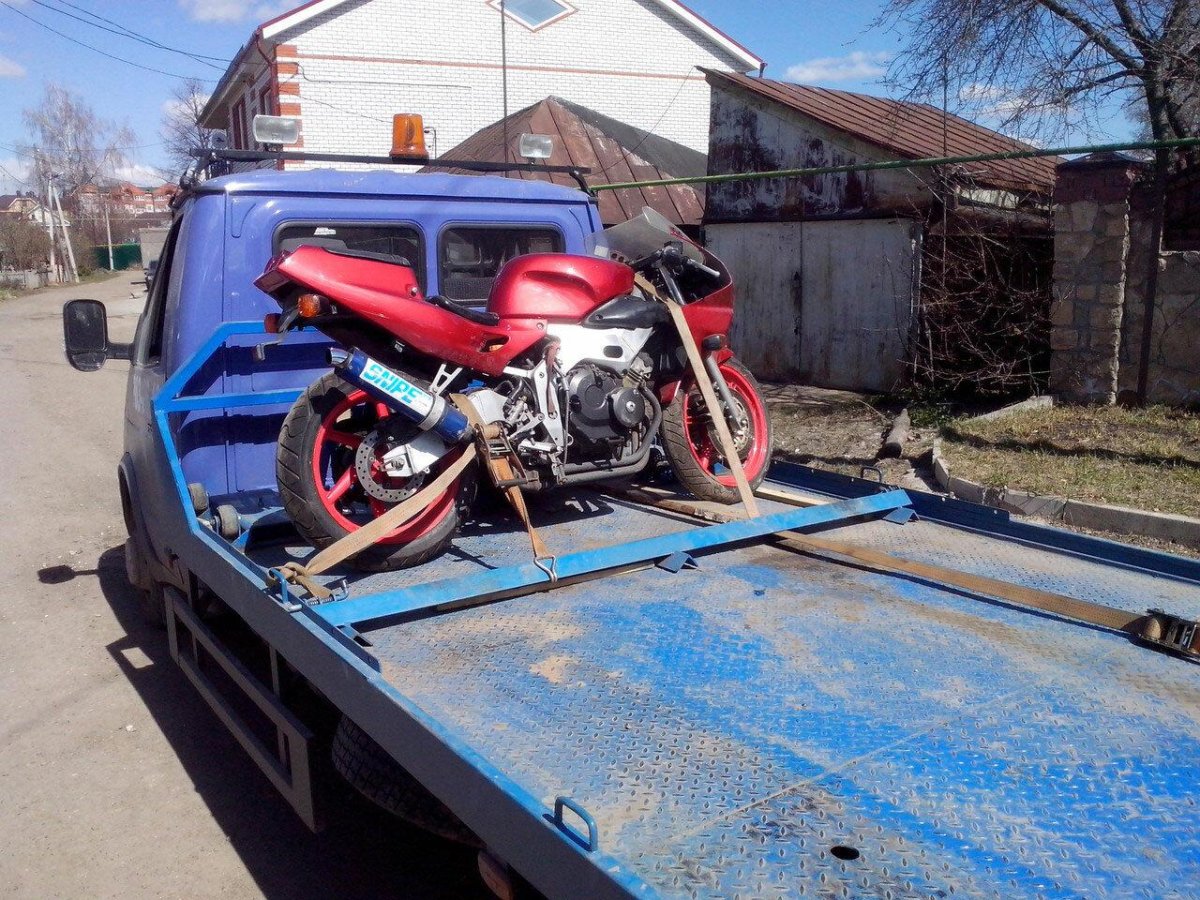 Крепление для перевозки мотоцикла