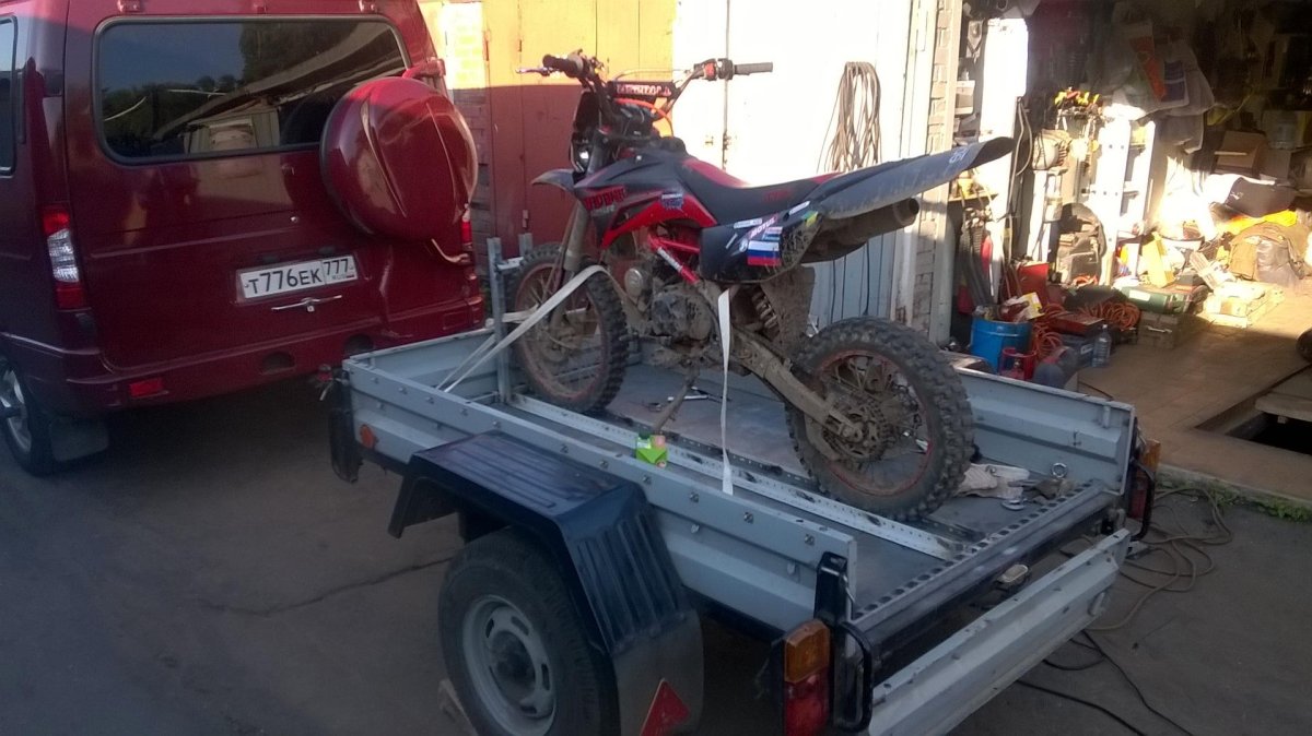 Прицеп 829432 для перевозки мотоцикла