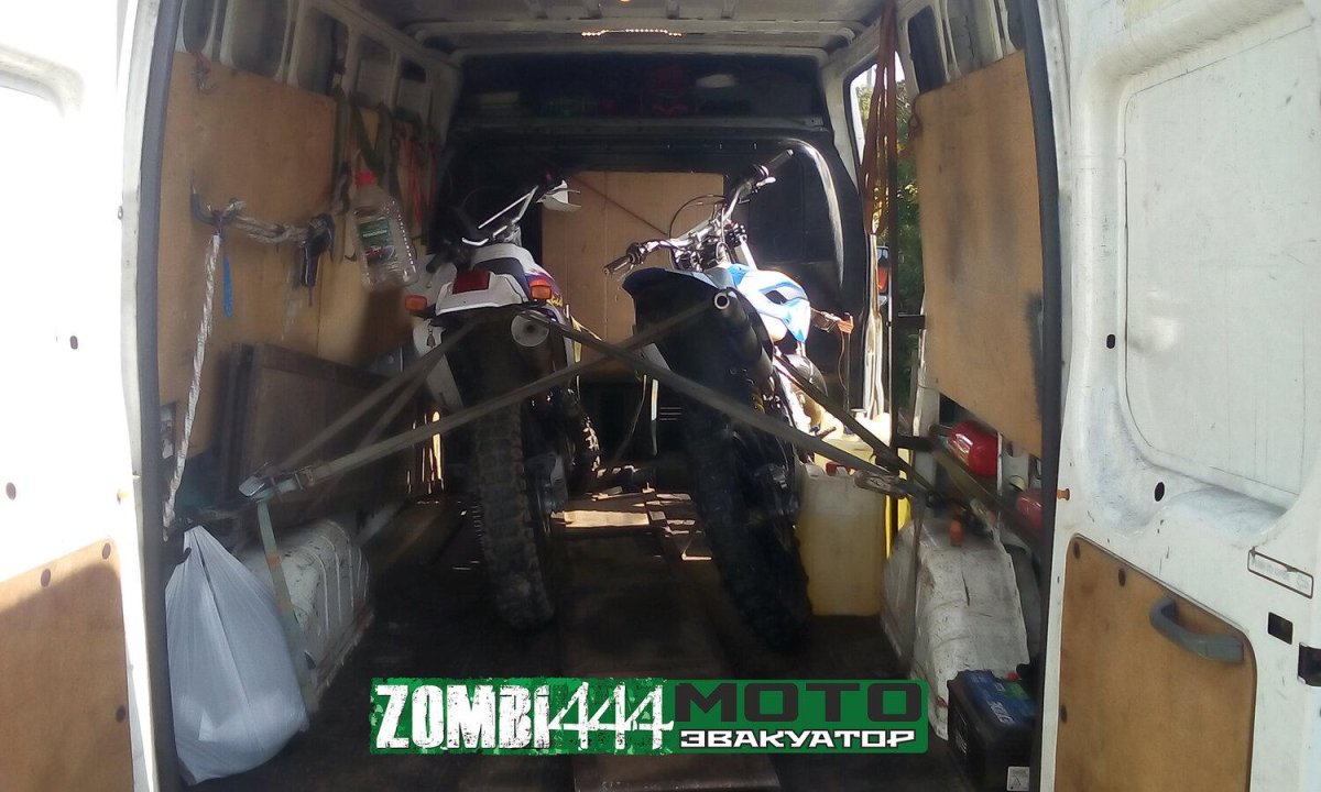 Фургон мотоэвакуатор