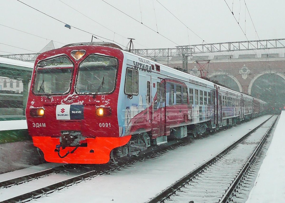 Электричка эд4м 0091