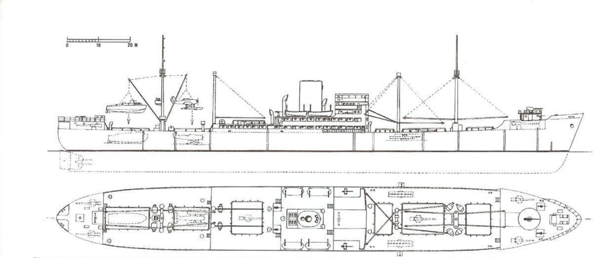 Корморан корабль немецкий