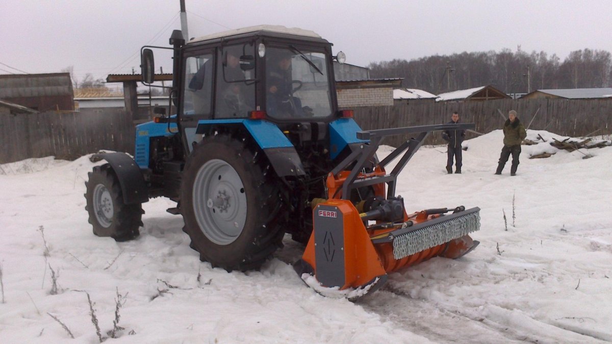 Мульчер на МТЗ 82