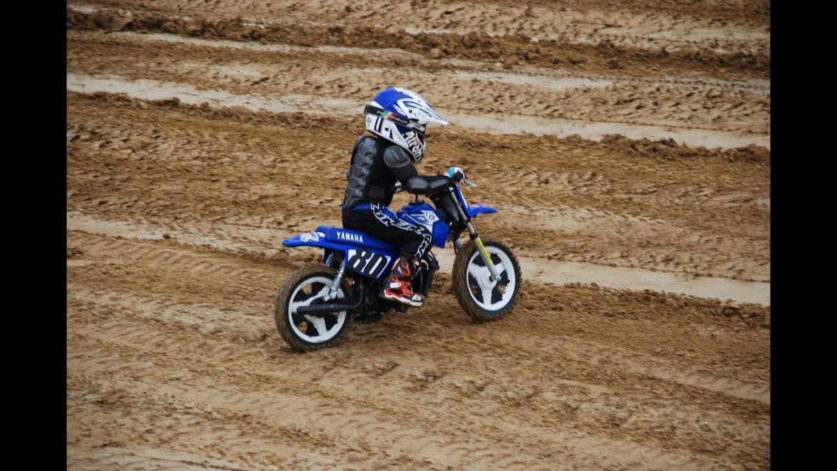 Детский кроссовый мотоцикл Ямаха pw 50