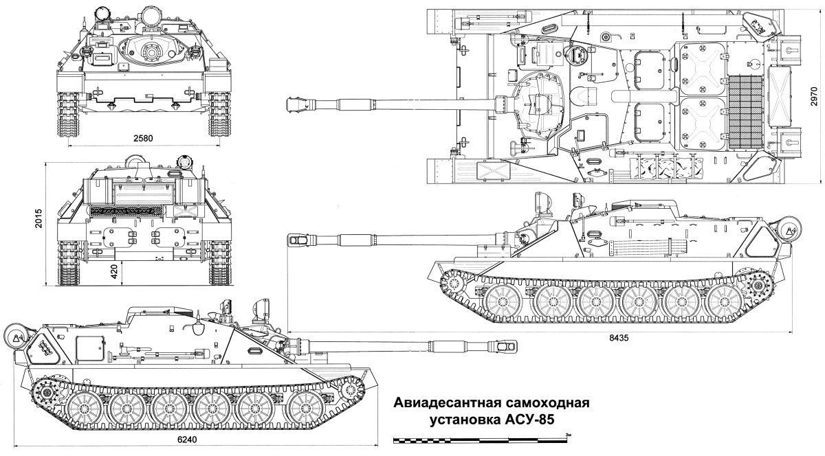 "Объект 906 / пт-85" чертеж