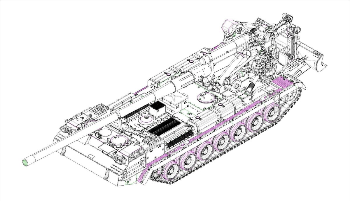 САУ малка чертеж