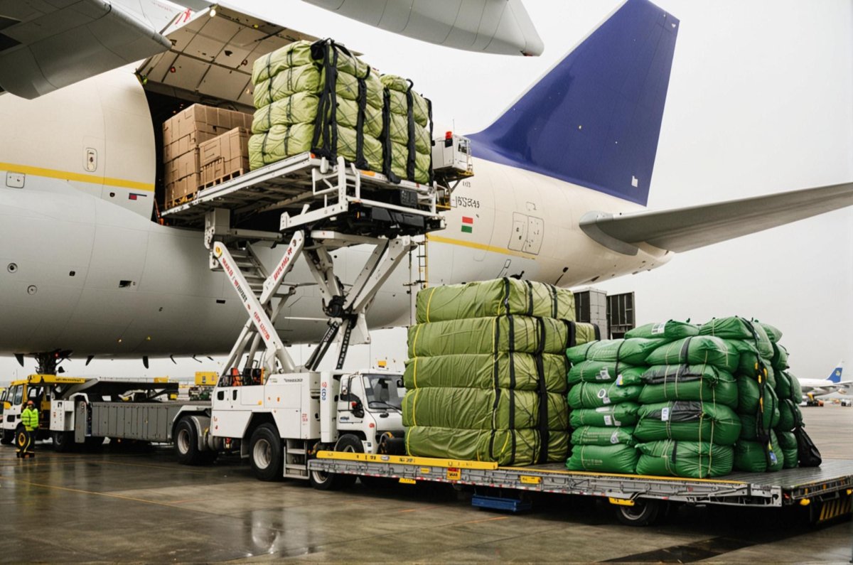 Разгрузка АН 124