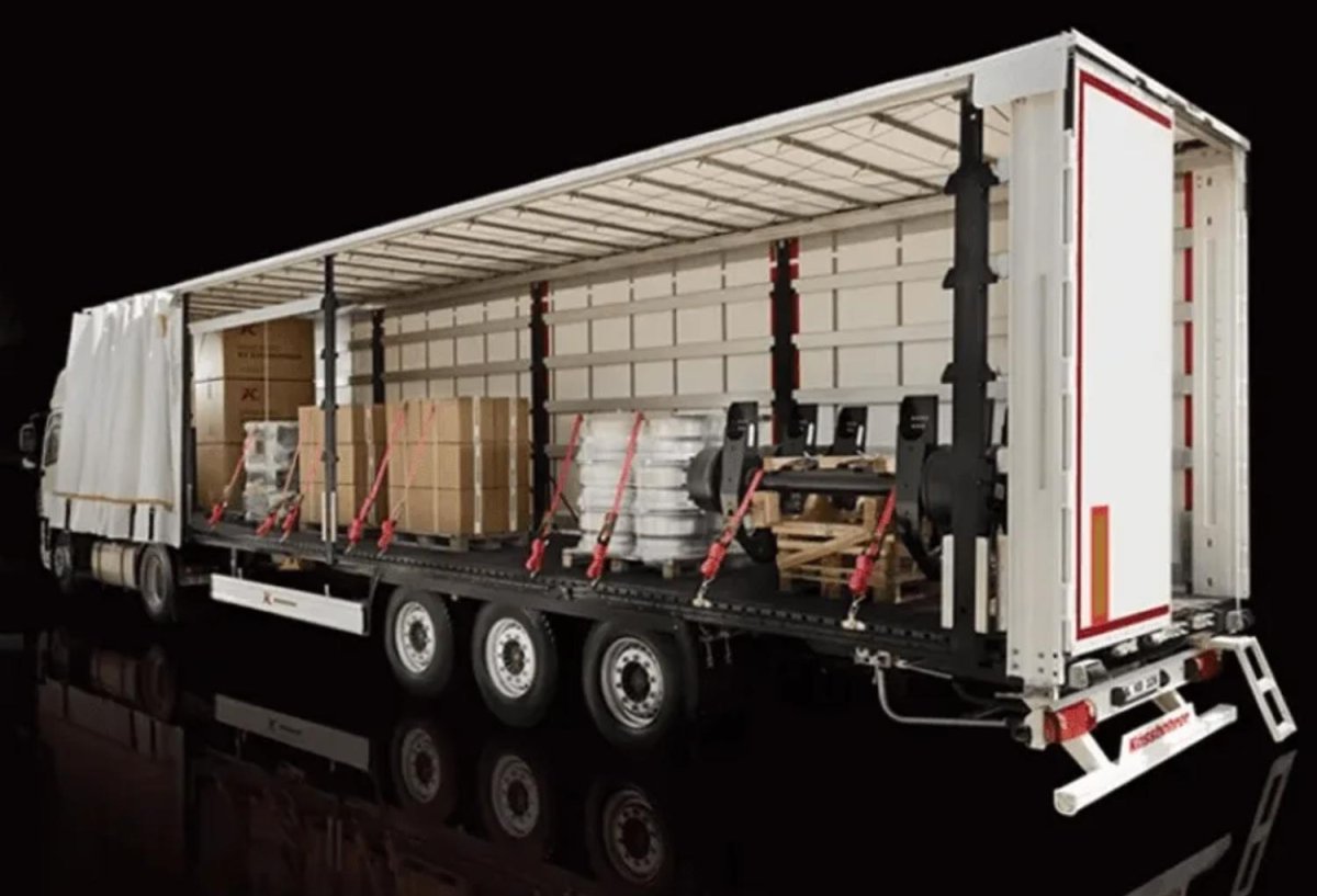 Система двухъярусной погрузки в полуприцеп