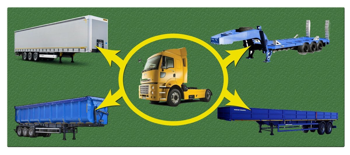 Прицеп для грузового автомобиля 20 тонн