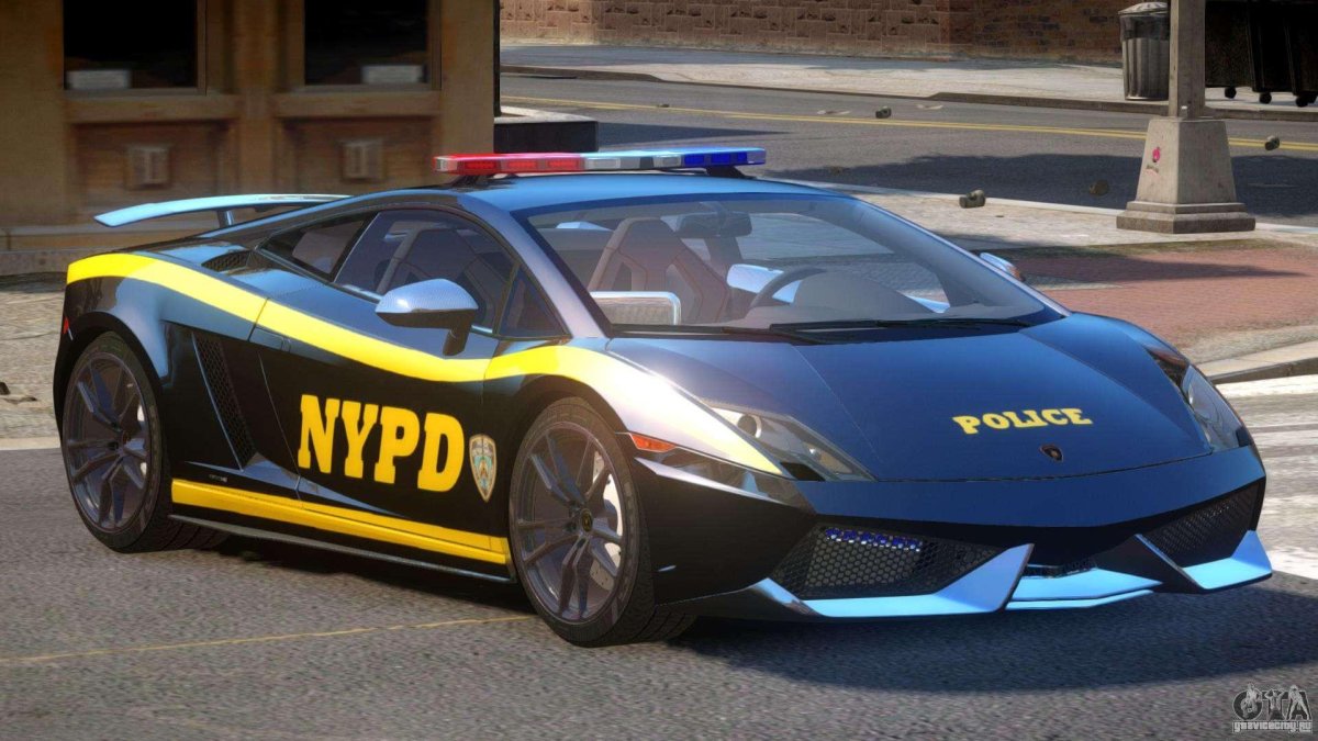 Ламборджини Галлардо полиция