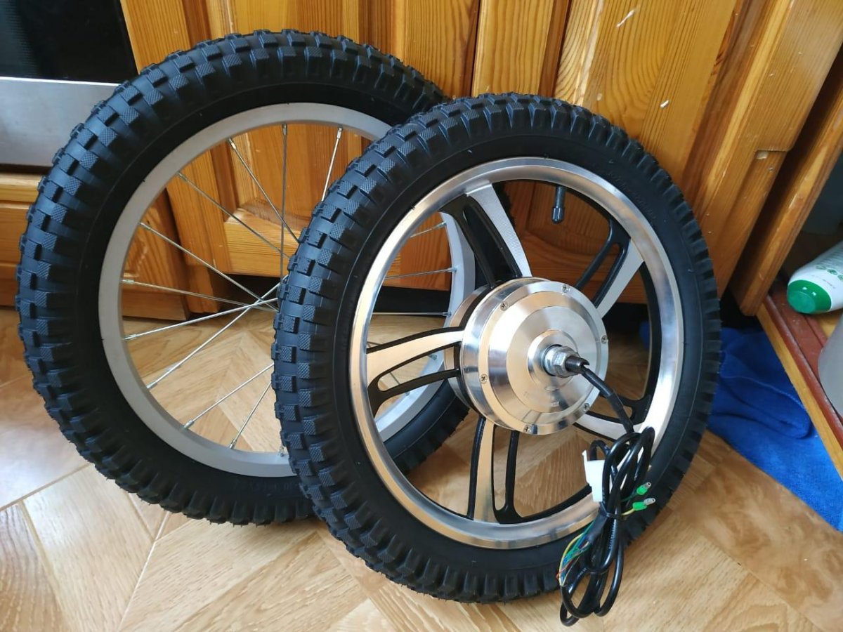 Мотор колесо на фэтбайк 26