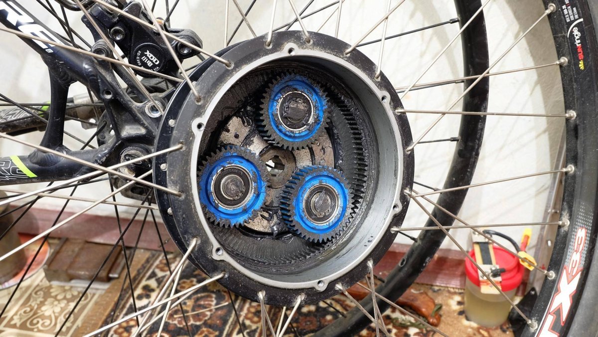 Электровелосипед мотор колесо gdr1000