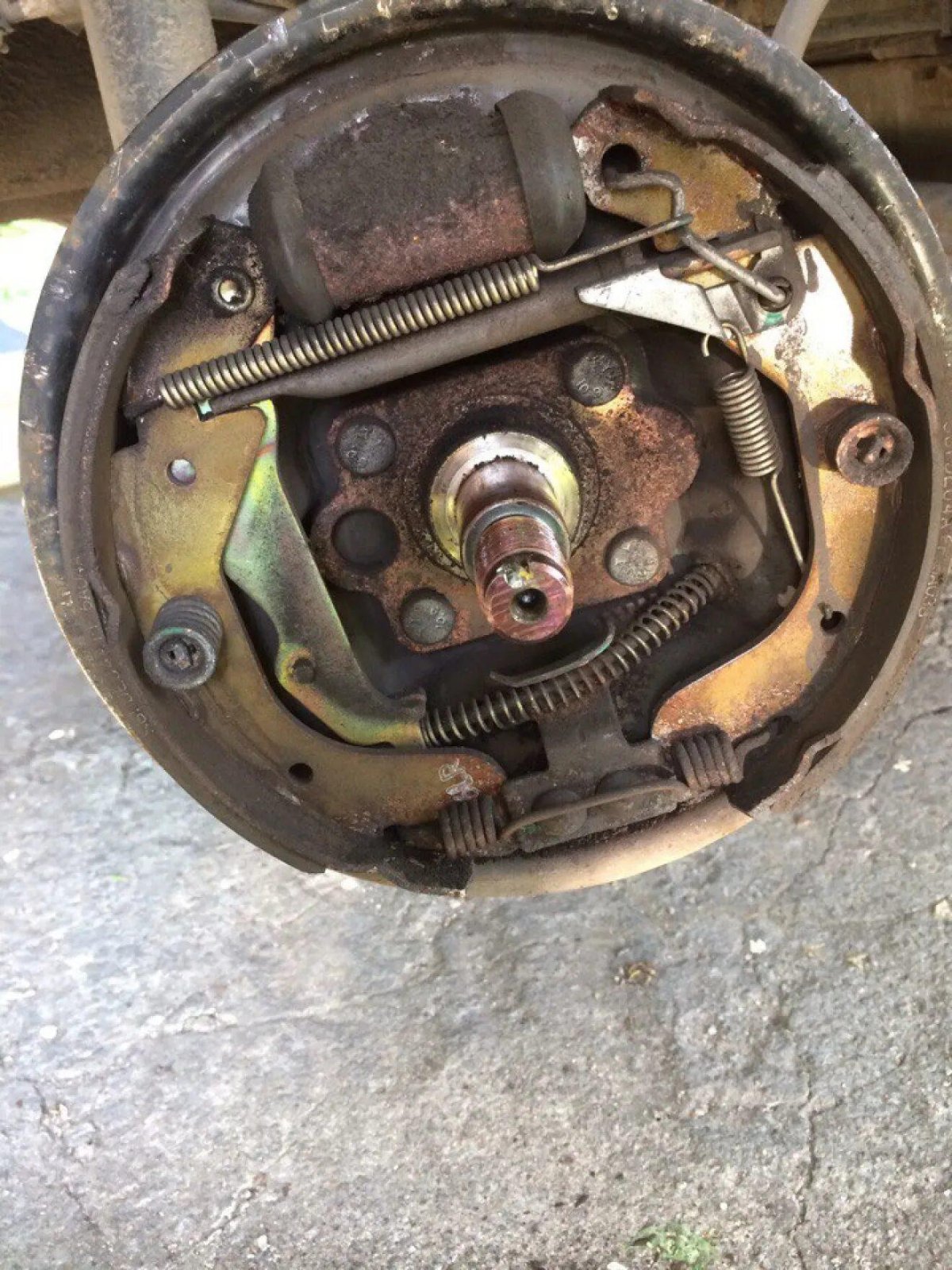 Задние колодки Авео т250