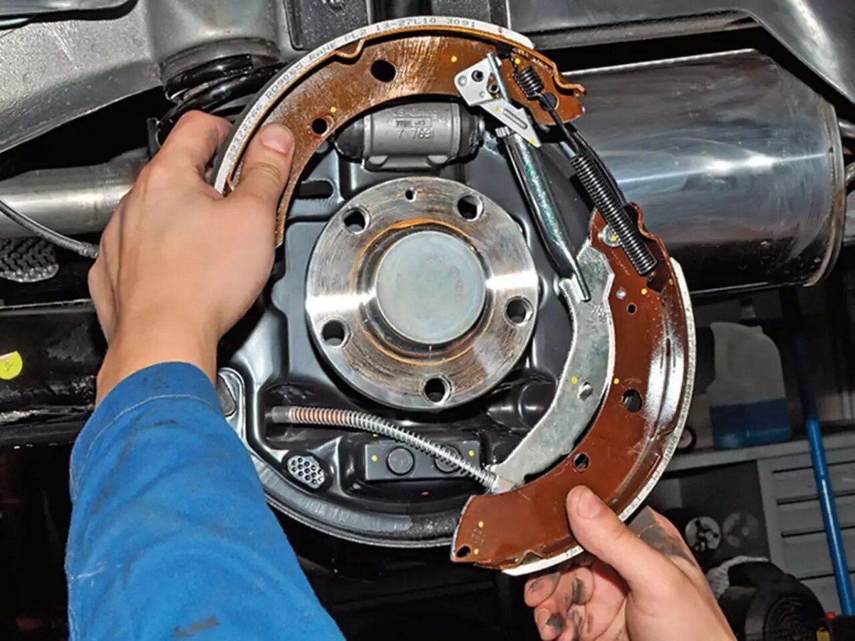 Задние барабанные тормоза Фольксваген поло седан