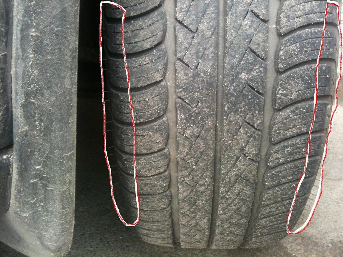 Жрет резину