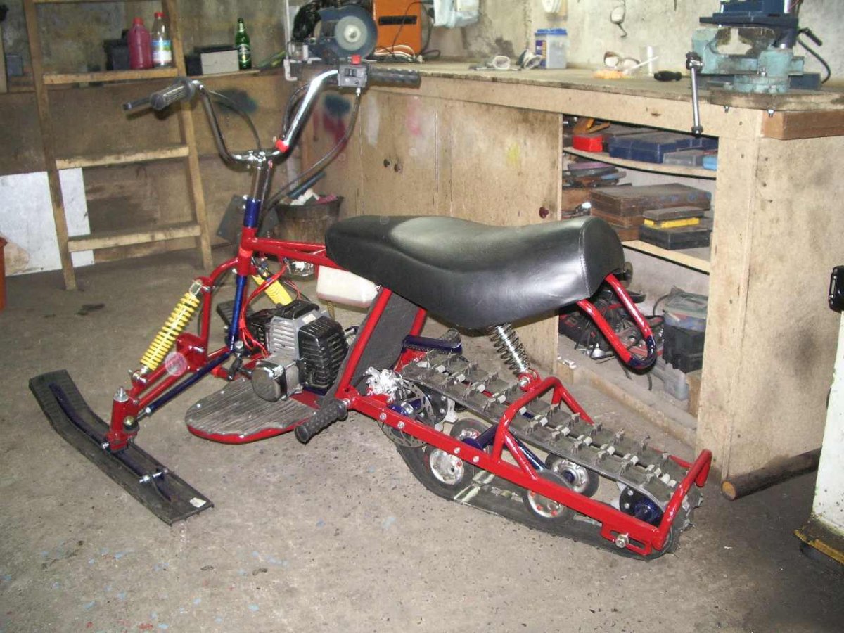 Гусеница на ИЖ Планета 5