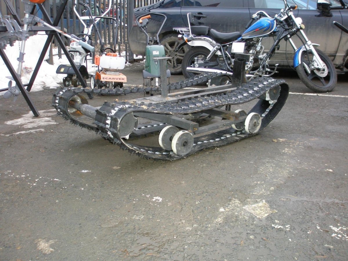 Мотособака из мопеда Альфа