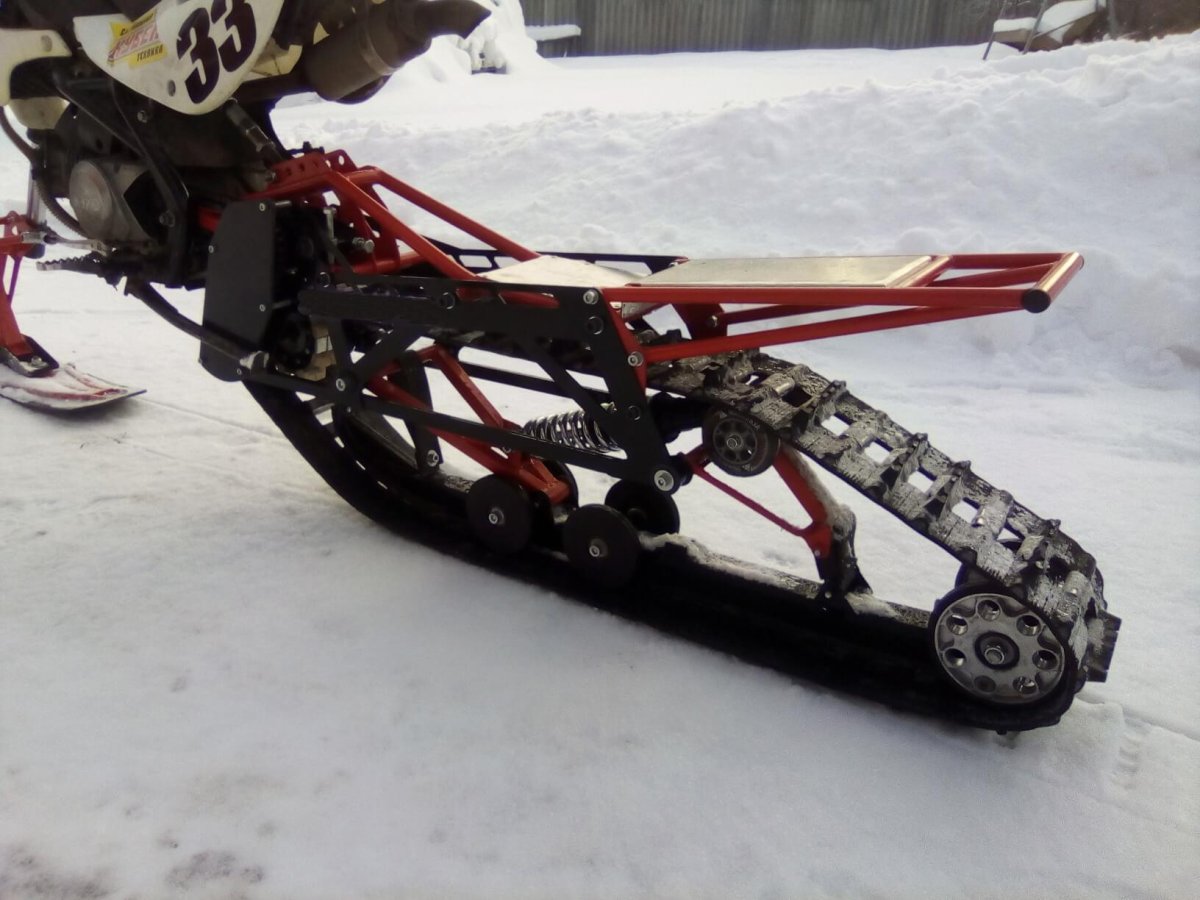 Гусеничный модуль для мотоцикла 250 кубов