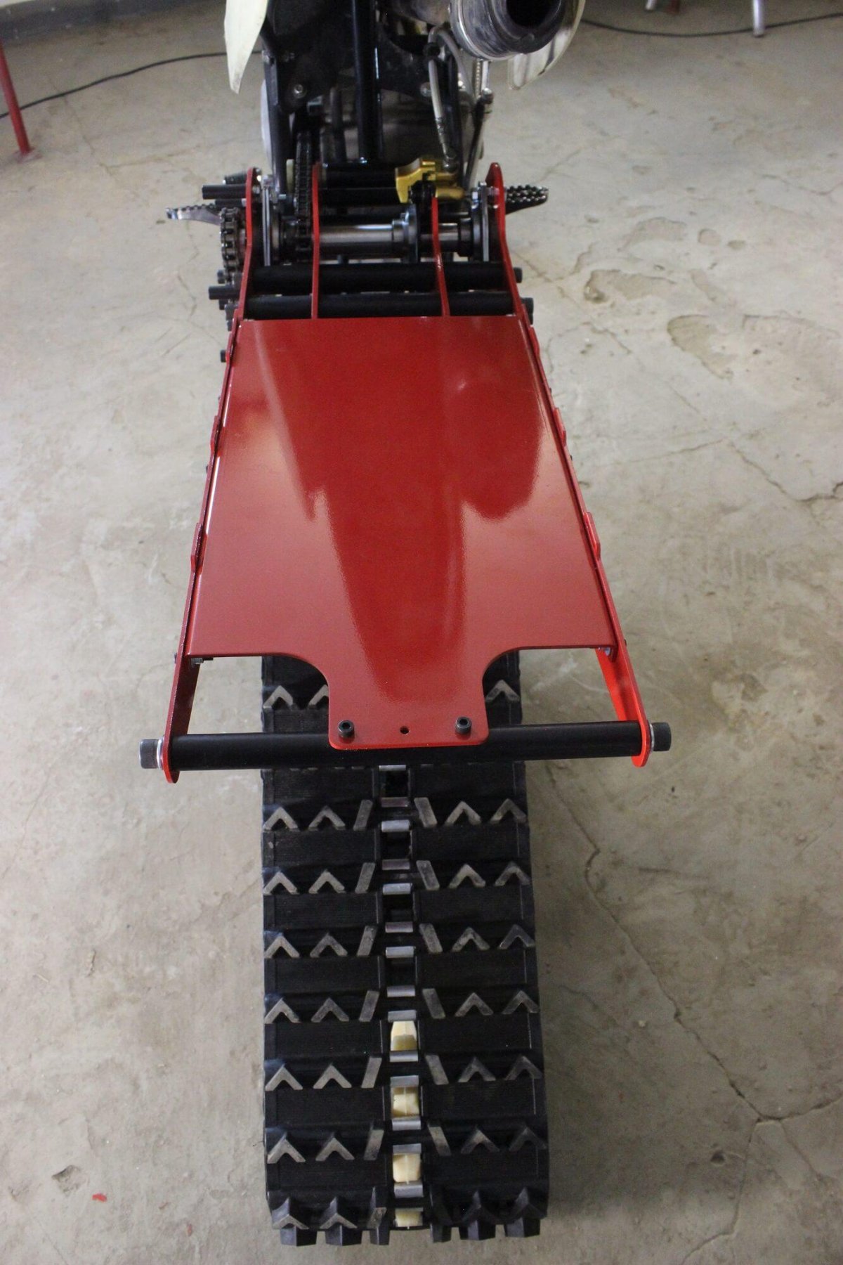 Гусеничный модуль на питбайк