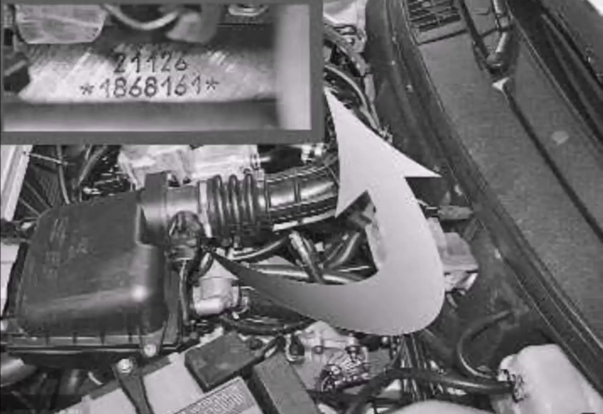 Номер двигателя Приора 16кл