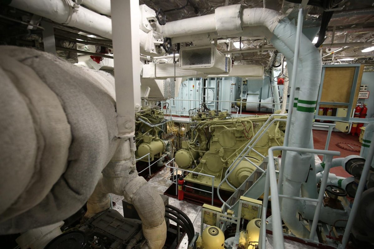 БК-16 машинное отделение