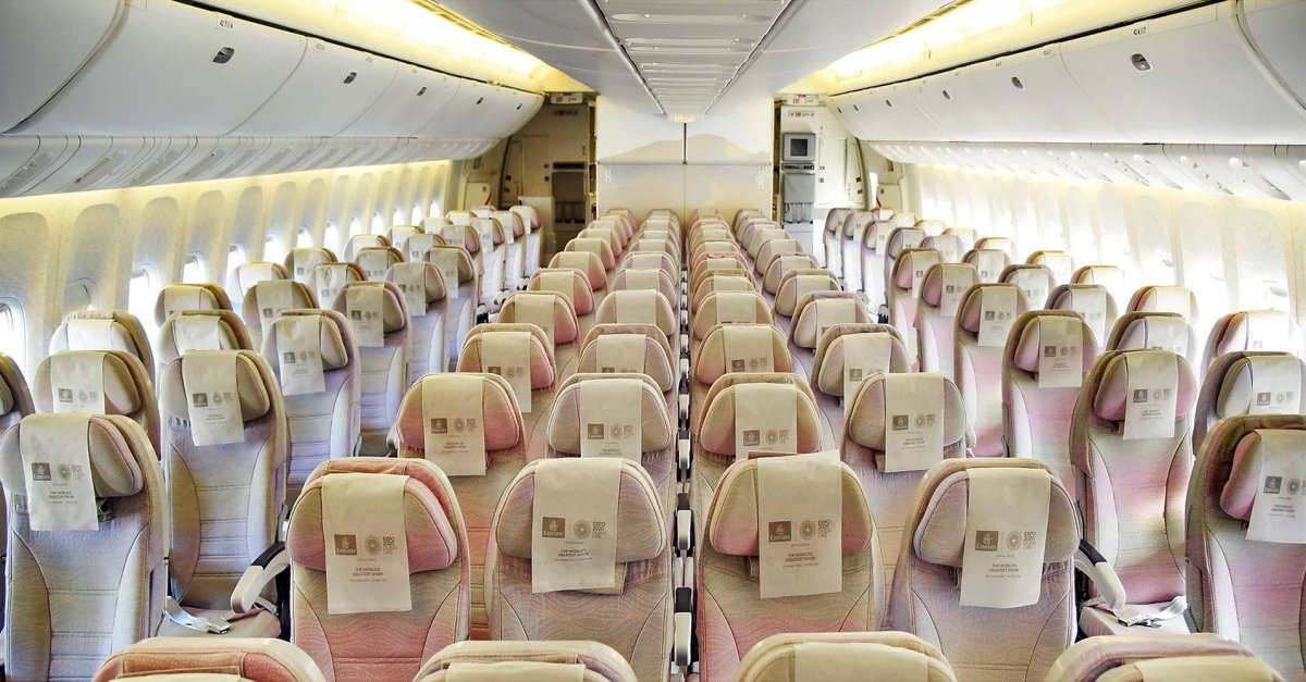 Boeing 777-300er салон Эмирейтс