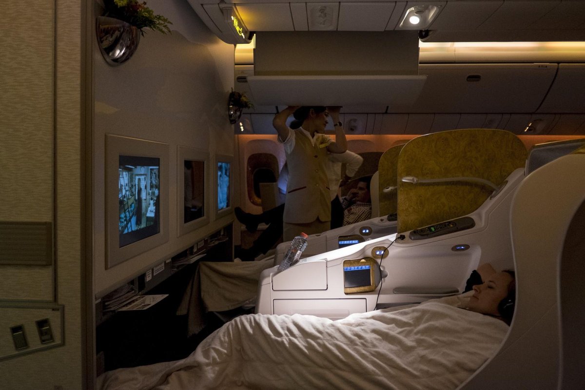 Первый класс Эмирейтс 777