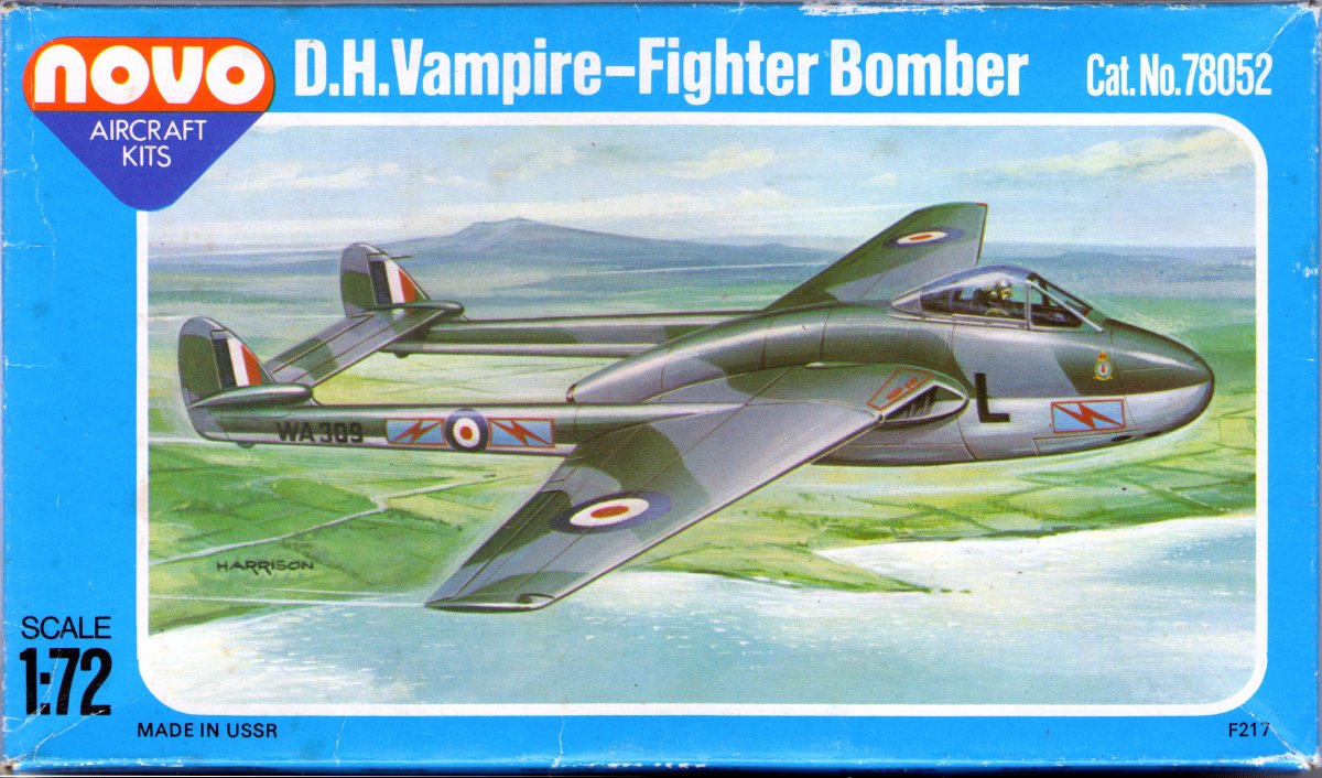 Истребитель de Havilland DH.100 Vampire