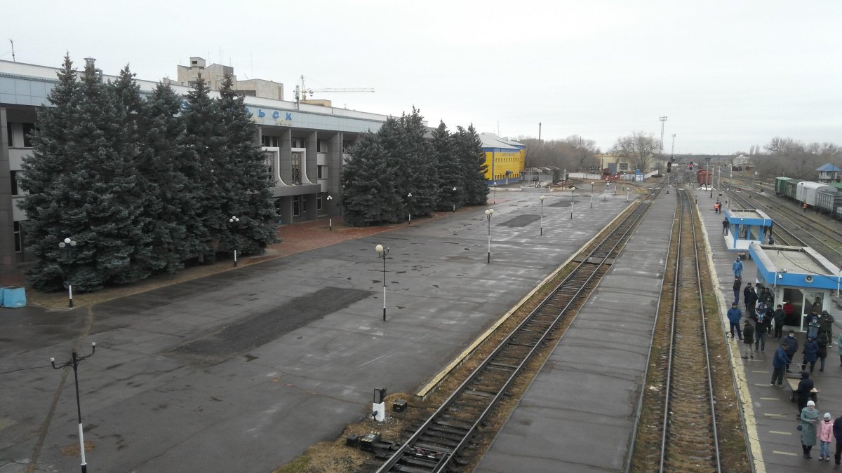 Город Уральск ж.д вокзал