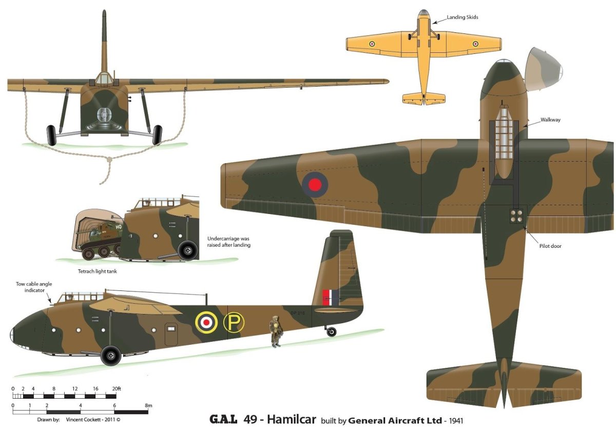 Десантный планер Гамилькар