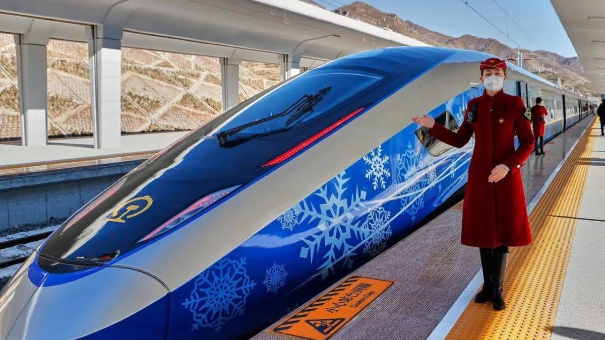 Сверхскоростной поезд в Китае