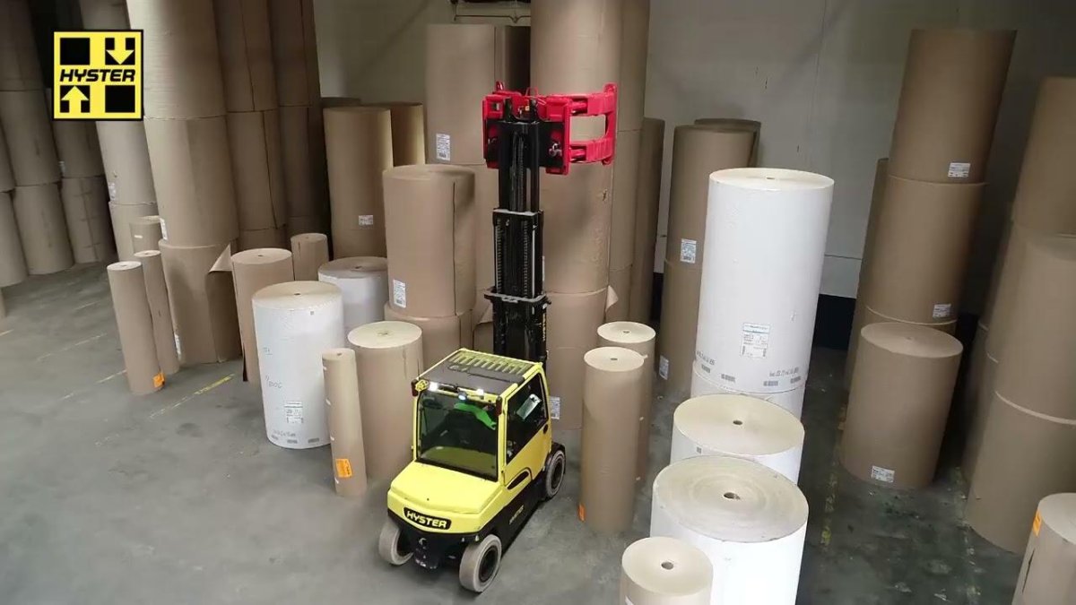 Захват для погрузчика рулоновый