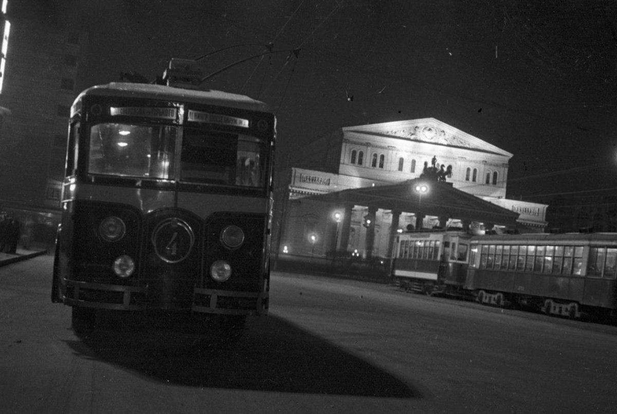 Московский троллейбус 1933 год