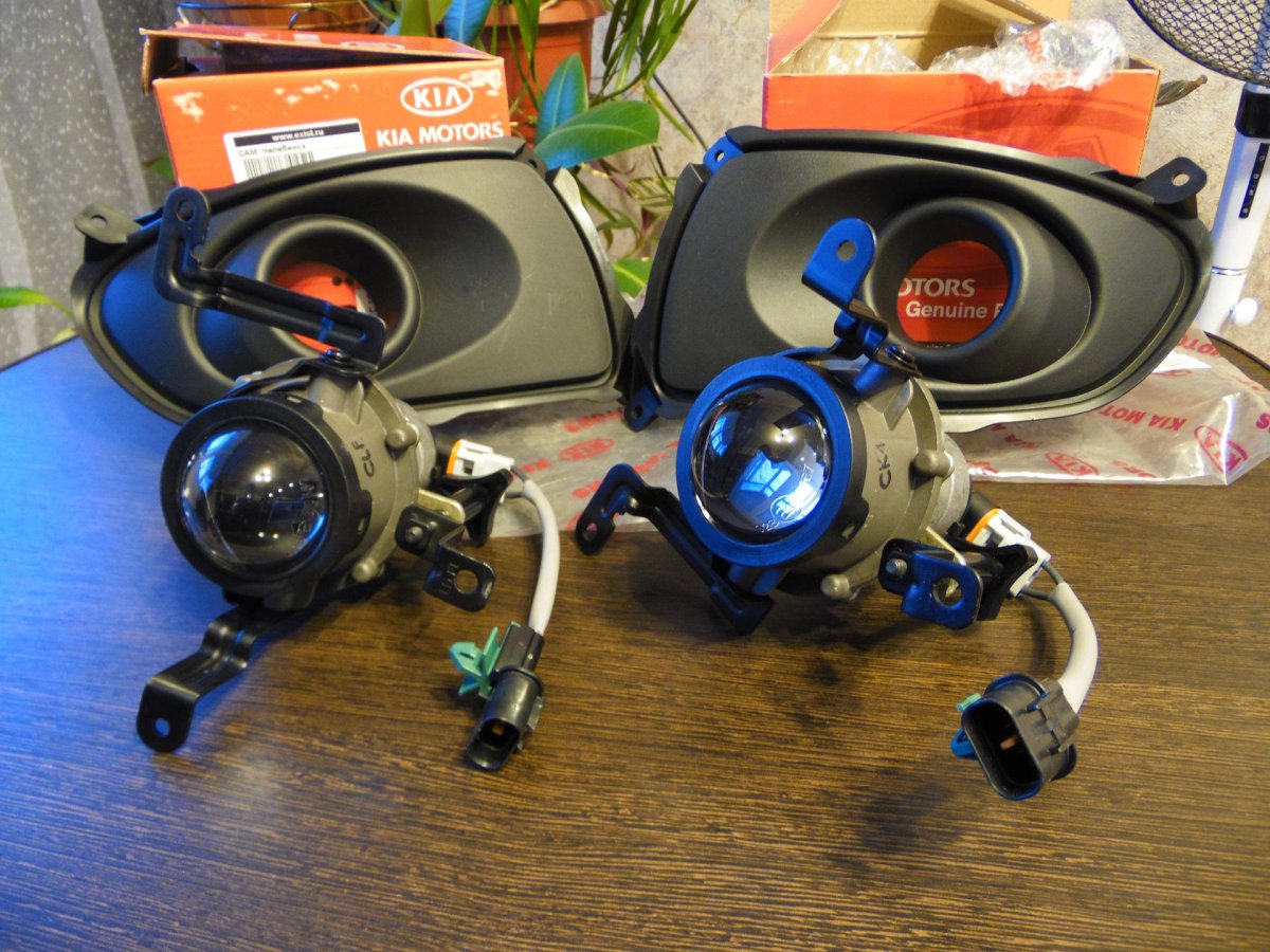 ПТФ led Kia Cerato 3