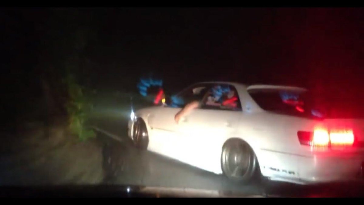 Toyota Mark 2 Night Drift Japan