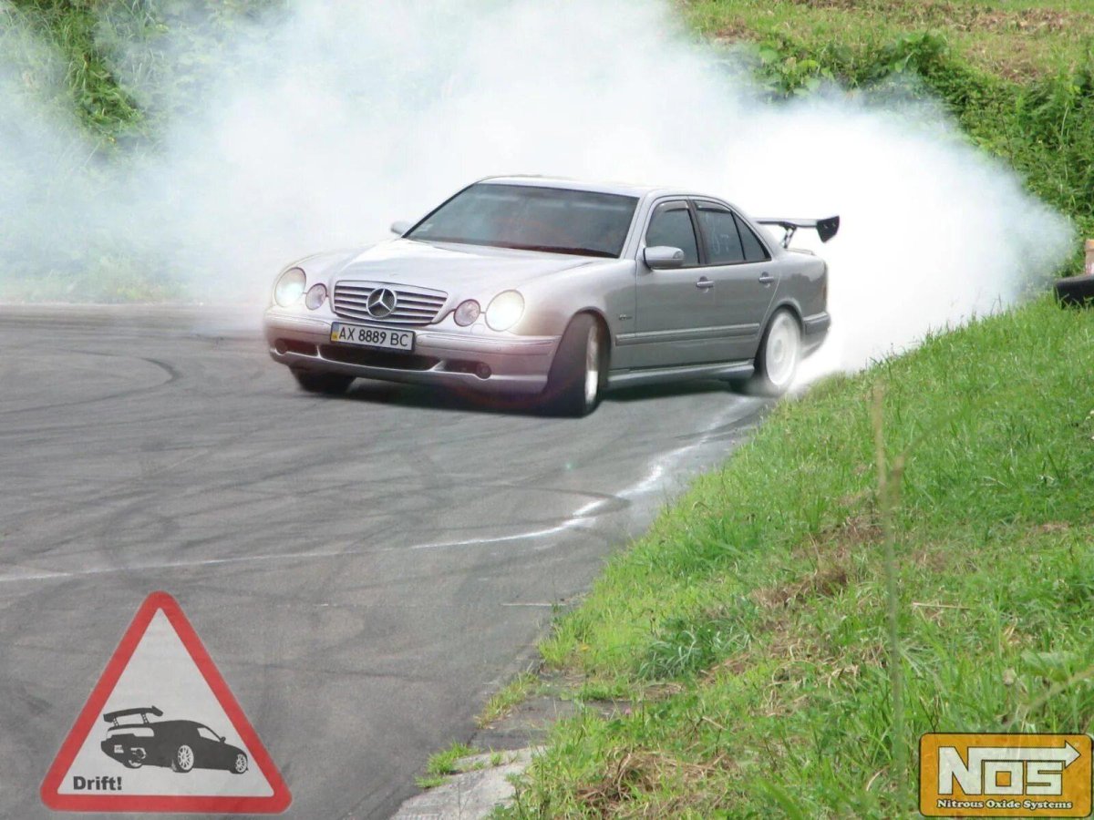 Mercedes w210 дрифт