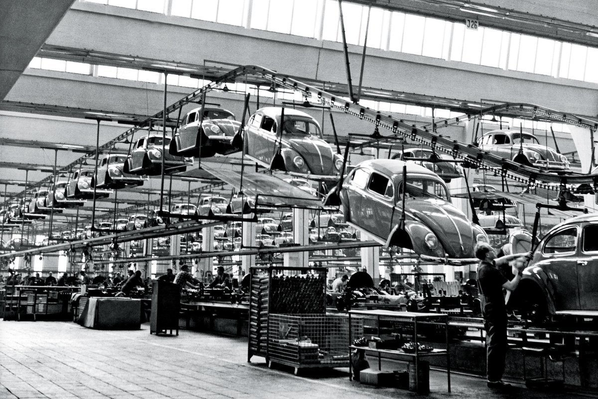 Завод Фольксваген в Германии