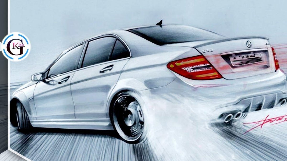 Mercedes c63 AMG арт