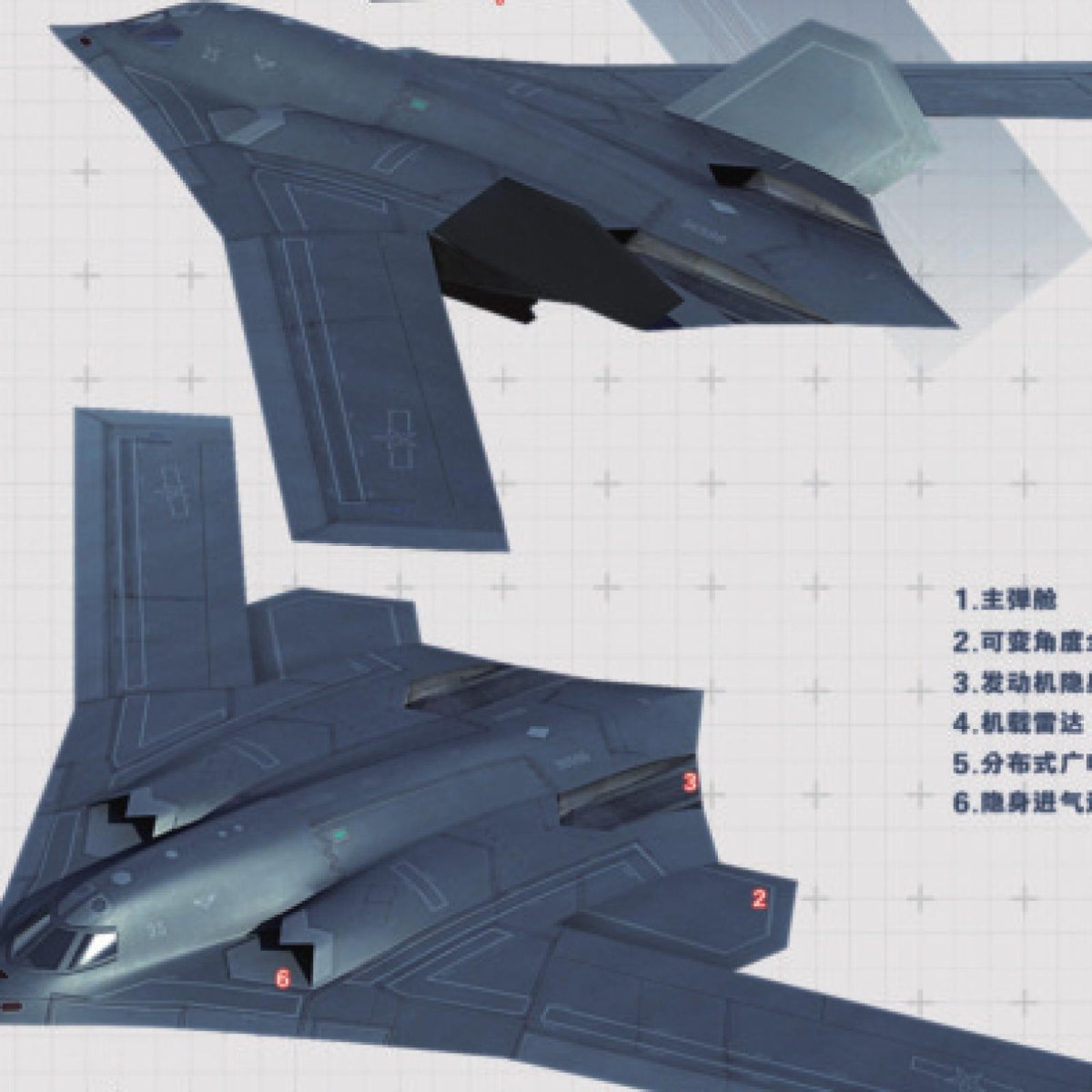 Стелс-бомбардировщика Xian h-20