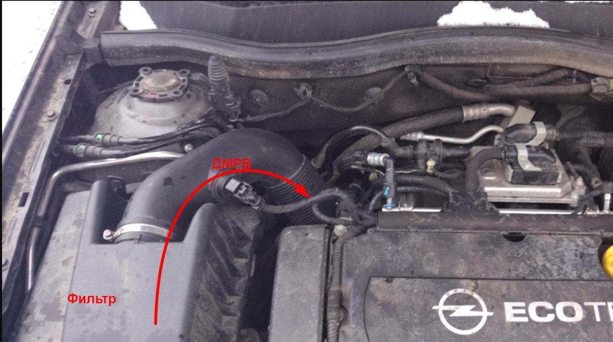 Датчик абсолютного давления на Опель Зафира б z 1.8XER