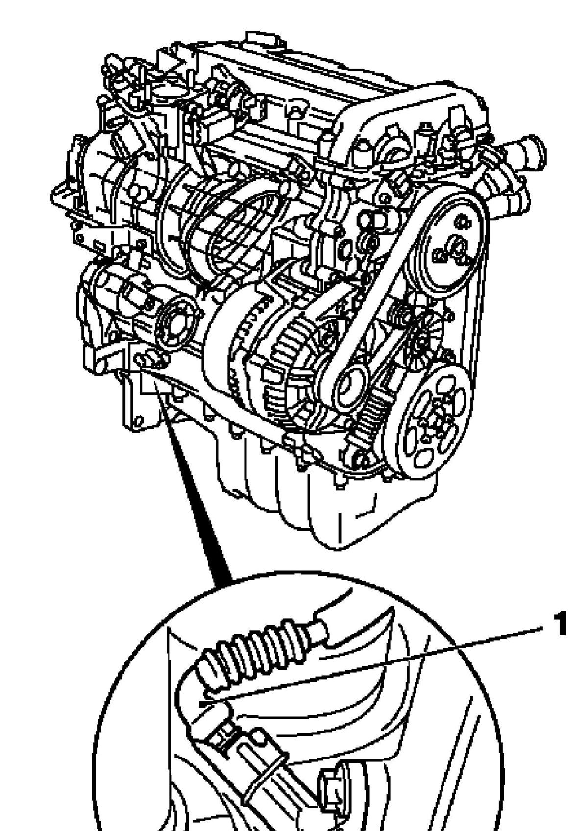 Датчик коленвала Опель Астра