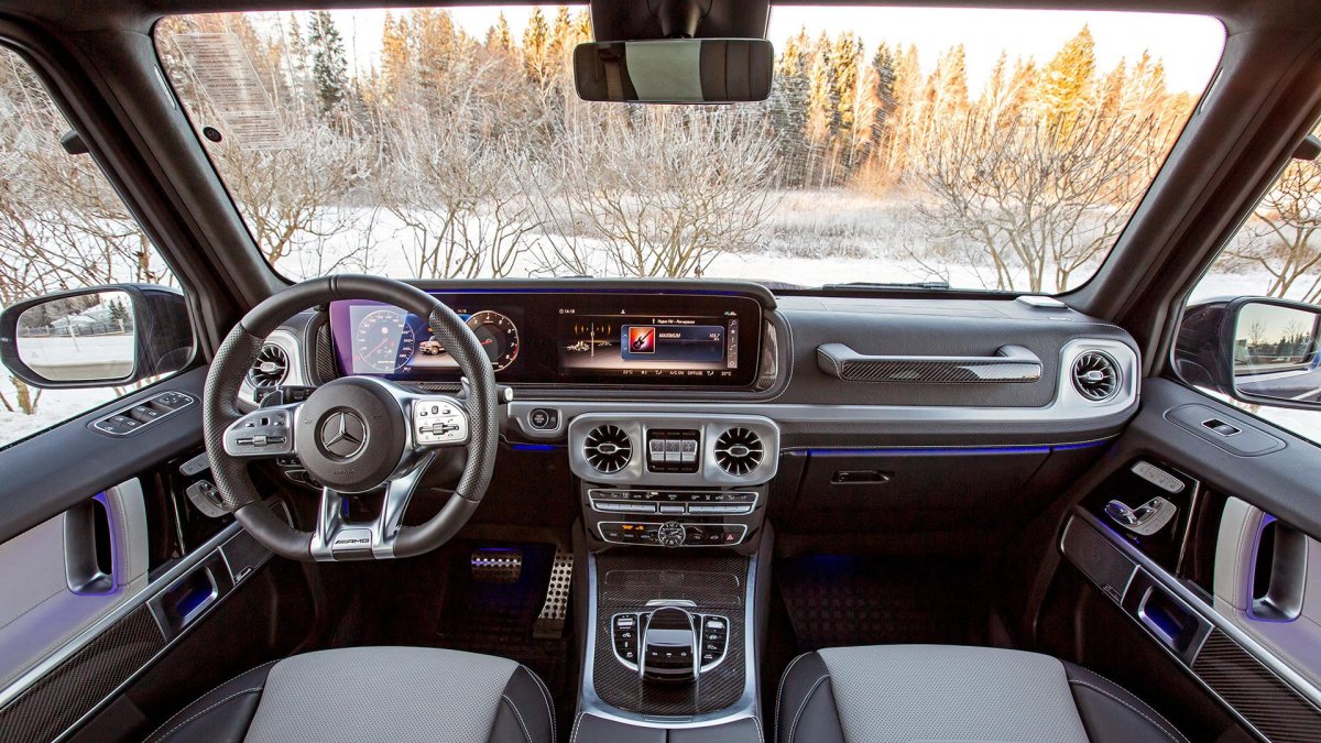 Mercedes g63 AMG 2021 салон