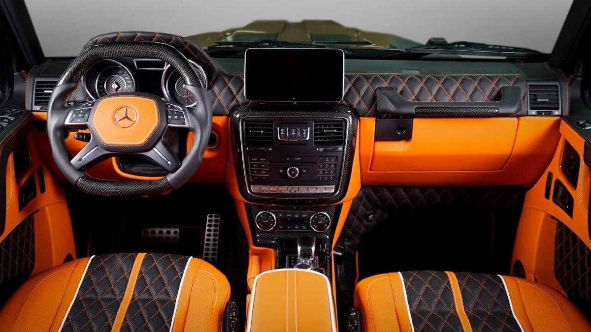 Гелик Брабус с оранжевым салоном